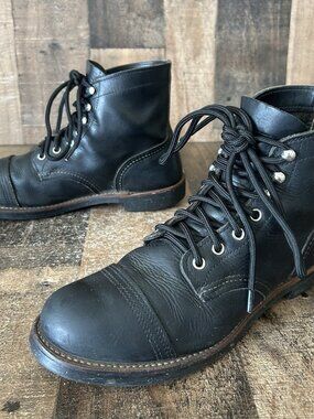 Red Wing 8114 Iron Ranger Work Boots Mens 8 D